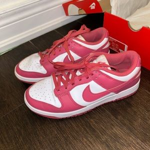 Women’s pink Nike dunk low